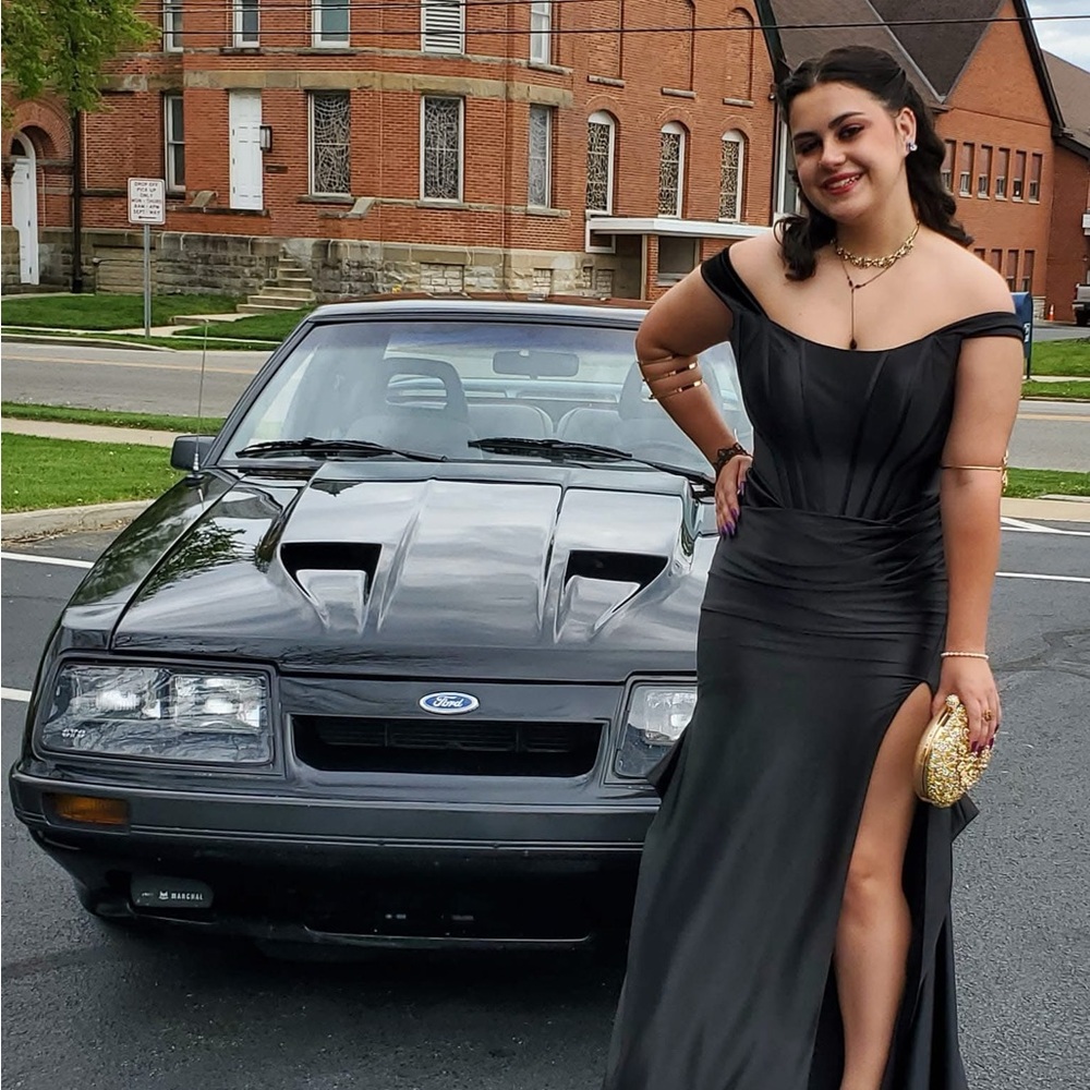 Elegant Black Off-Shoulder Dress